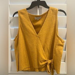 Madewell Texture & Thread Yellow top